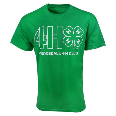 Custom Green 4-H Club T-shirt - Minimum Order of 12 - Shop 4-H