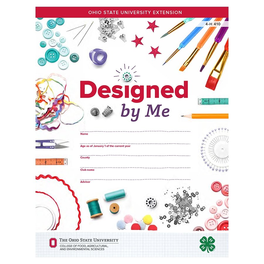 Designed By Me 4-H Sewing Project Manuals from Shop4H
