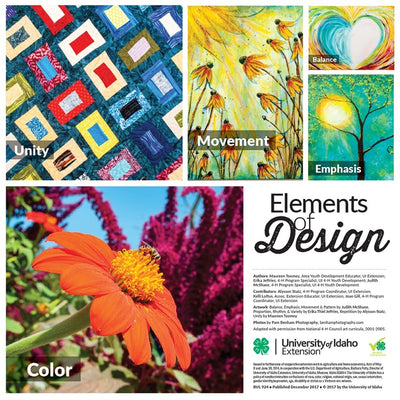 Elements and Principles of Design Card - Shop 4-H