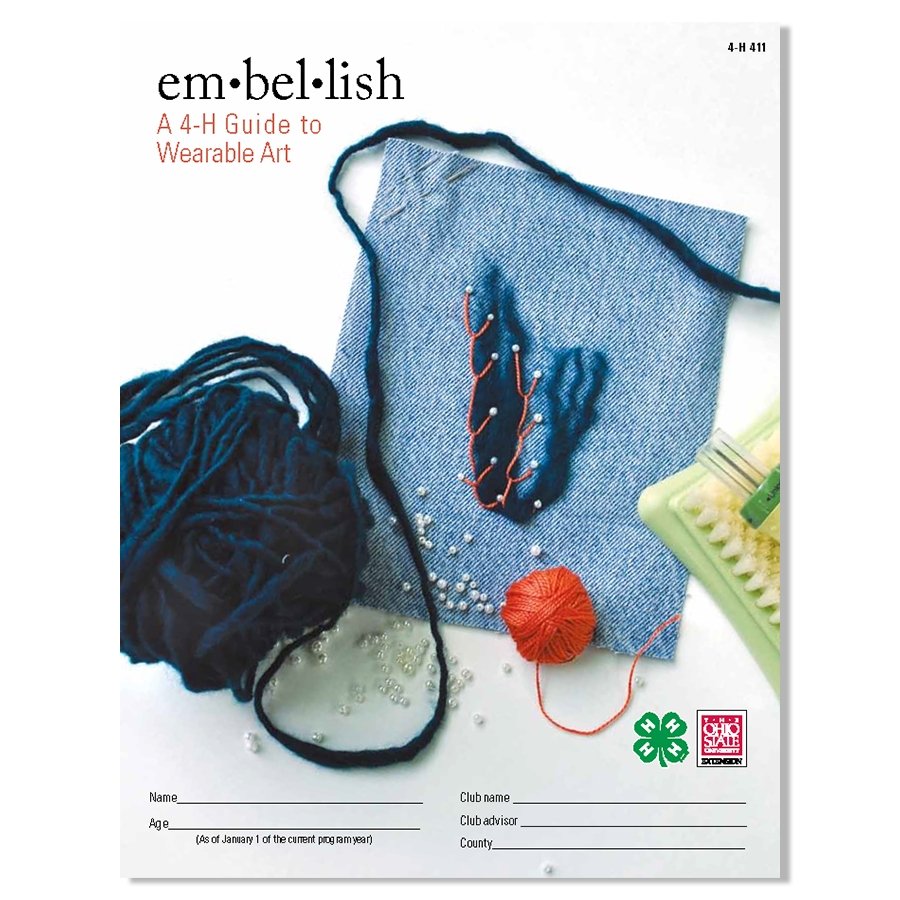 Embellish 4-H Sewing Project from Shop4H