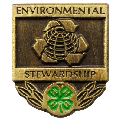 Environmental Stewardship Pin - Shop 4-H