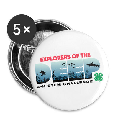 Explorers of the Deep Buttons large 2.2'' (5-pack) - Shop 4-H