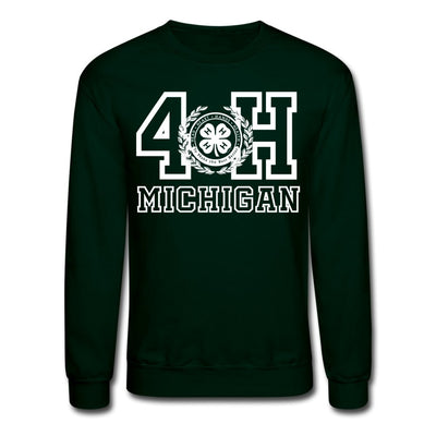 Forest Green Michigan Varsity Crewneck Sweatshirt - Shop 4-H