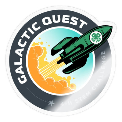 Galactic Quest 4-H STEM Challenge Sticker - Shop 4-H
