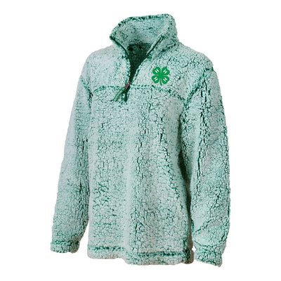 Green Quarter-Zip Sherpa Pullover - Shop 4-H