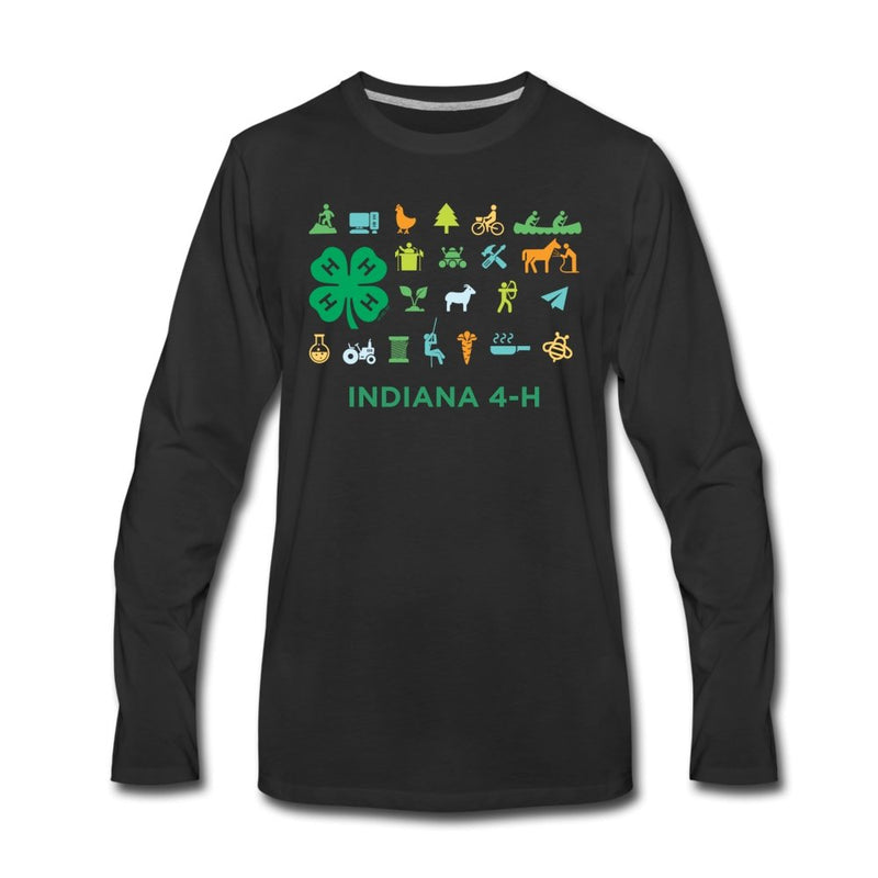 Indiana Icon Long Sleeve T-Shirt - Shop 4-H