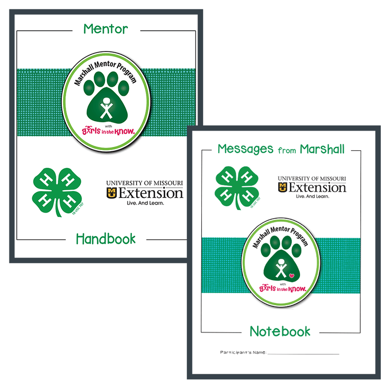 Marshall Mentor Program: Set of 1 Mentor Handbook & 1 Notebook - Shop 4-H