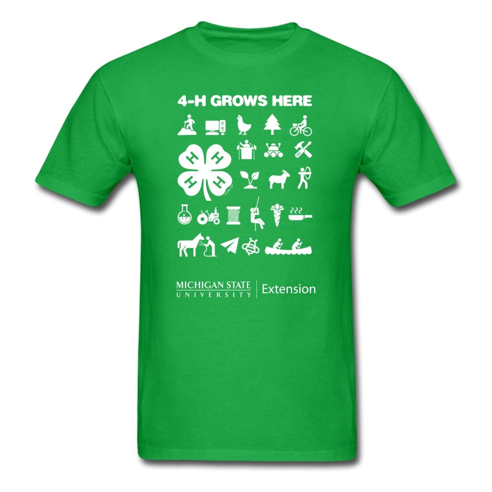 MSU Extension 4-H Grows Here Classic T-Shirt - Shop 4-H