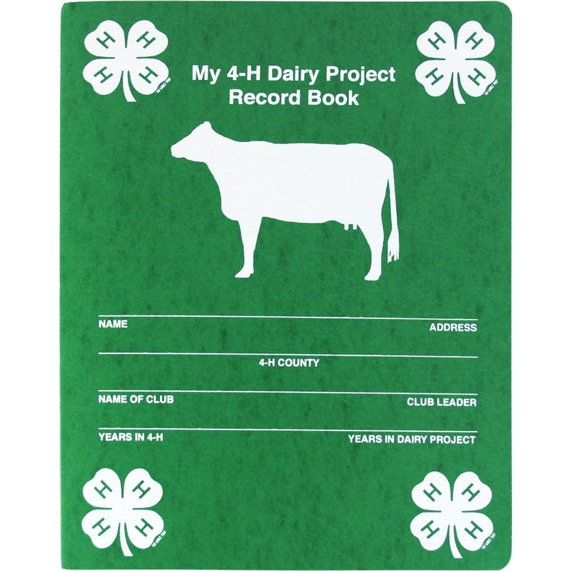My 4-H Dairy Project Record Book - Shop 4-H