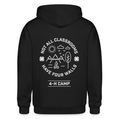 Not All Classrooms 4-H Camp Adult Full Zip Hoodie - Shop 4-H