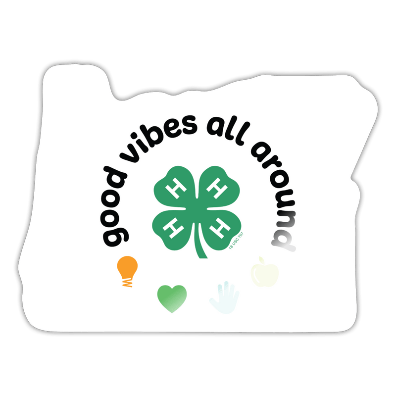 Oregon Good Vibes All Around Decal Sticker - Shop 4-H