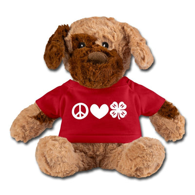 Peace Love & 4-H Stuffed Dog - Shop 4-H