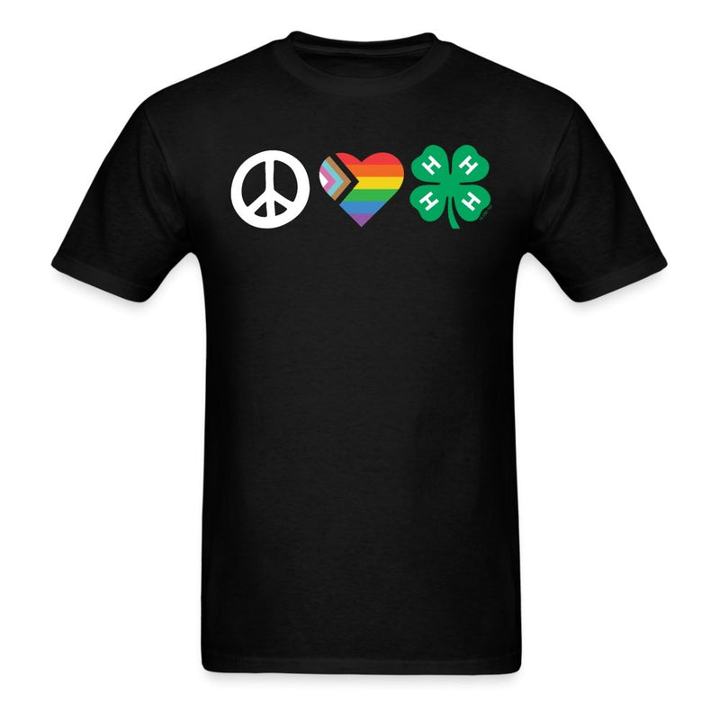 Peace, Pride & 4-H Black Unisex Classic T-Shirt - Shop 4-H