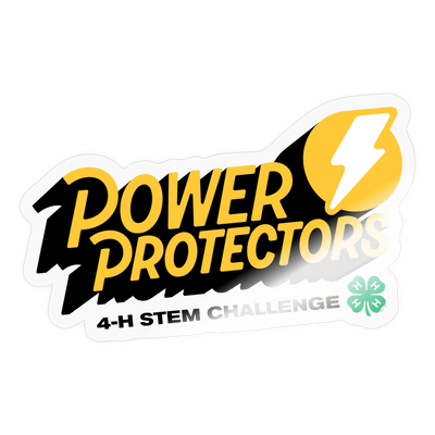 Power Protectors STEM Challenge Sticker - Shop 4-H