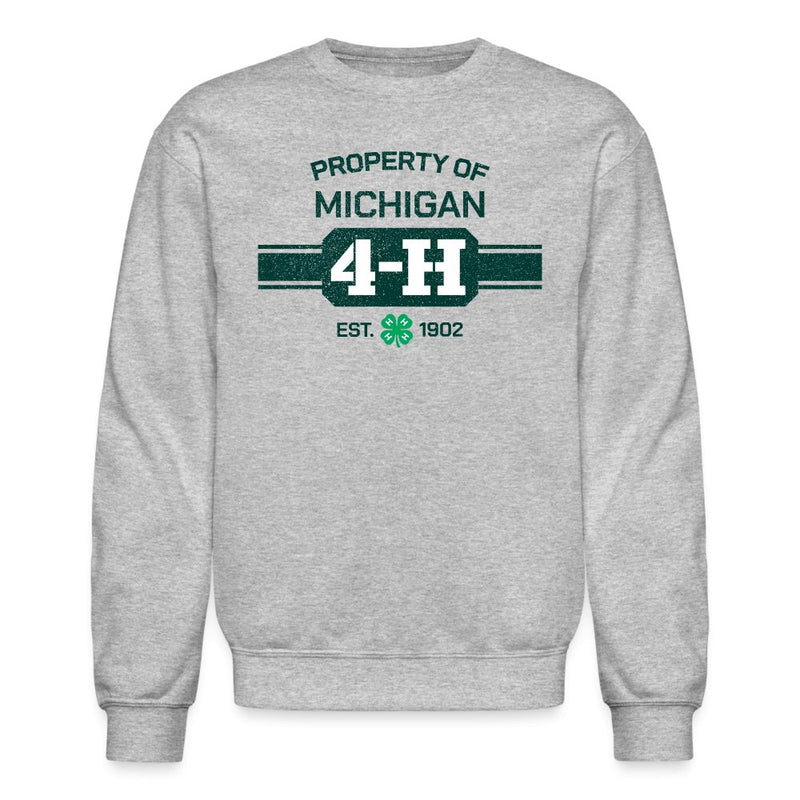 Property of Michigan 4-H Crewneck Sweatshirt - Shop 4-H