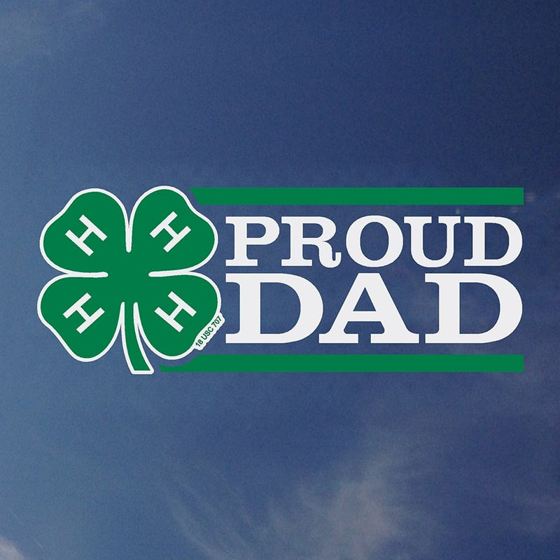 Proud 4-H Dad Decal - Shop 4-H