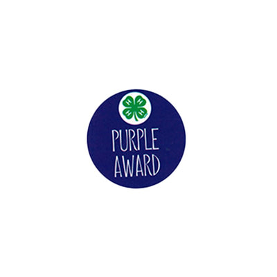Purple Award Stickers (100) - Shop 4-H