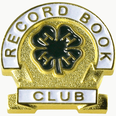 Record Book Club Pin - Shop 4-H