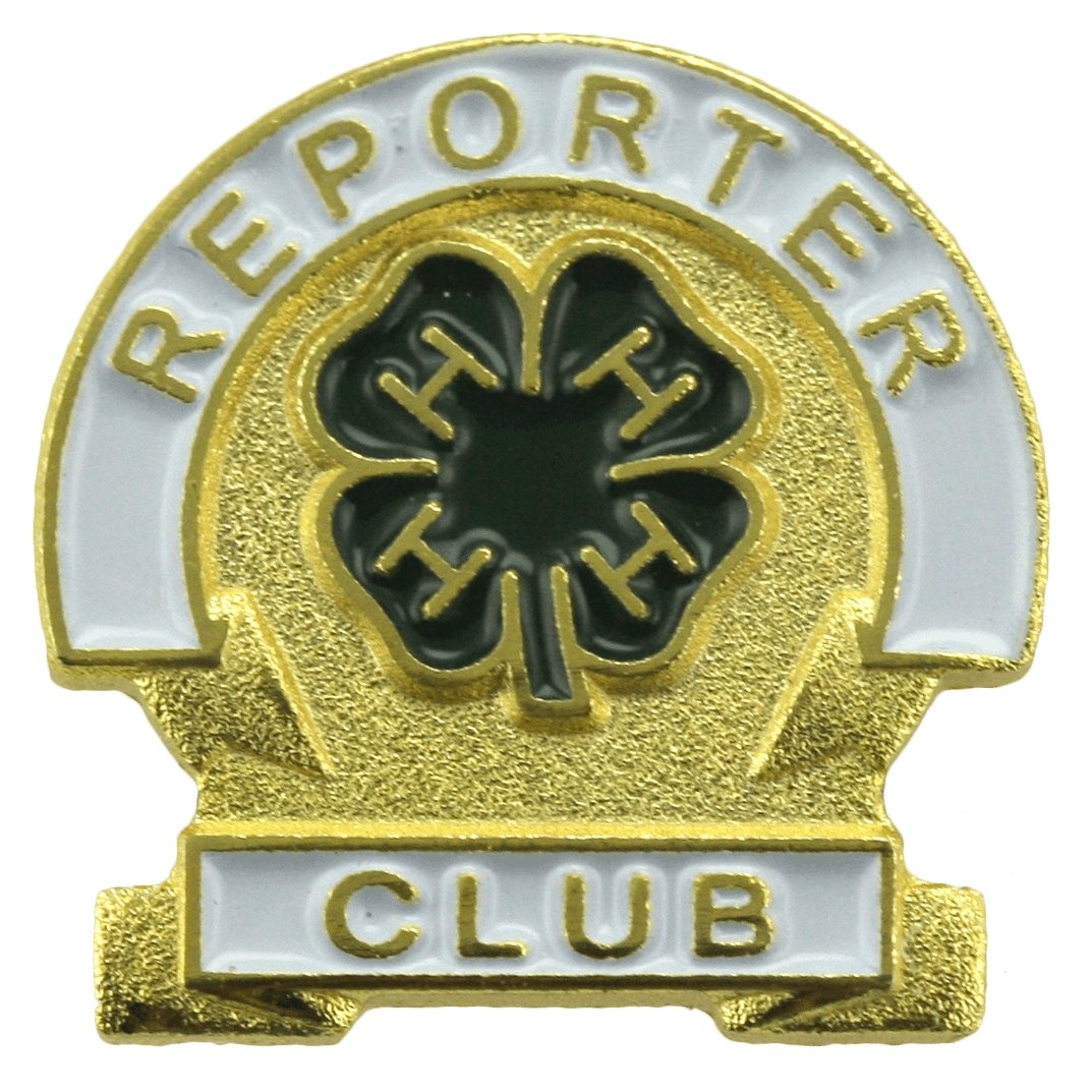 Reporters Pin 4-H Club Reporter Pin – Shop 4-H