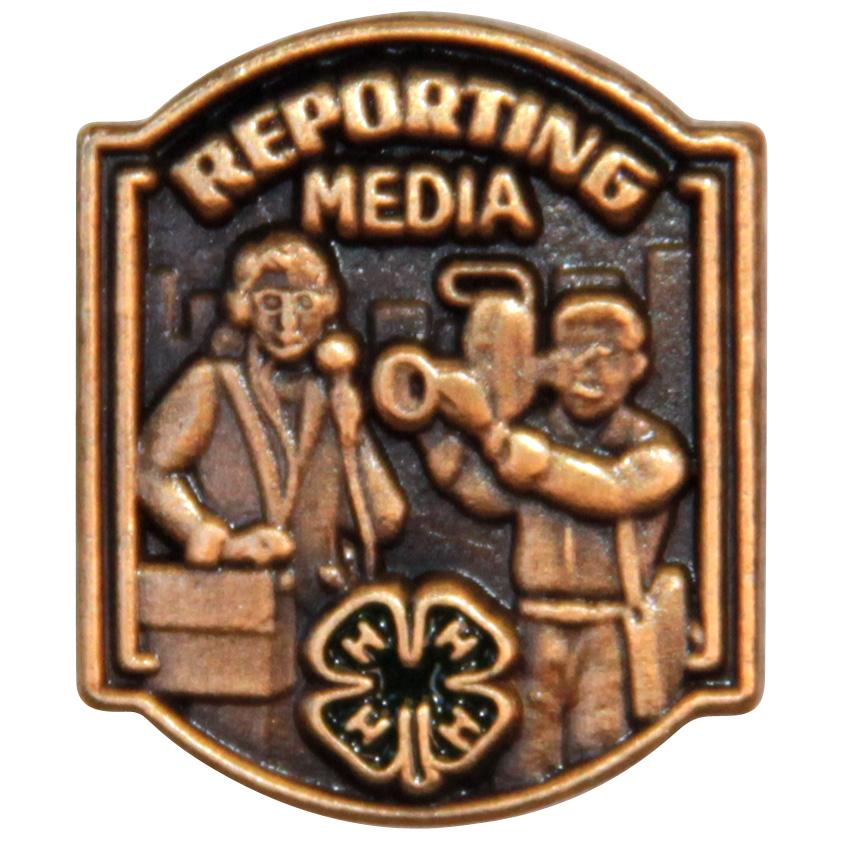 Reporters Pin Reporting Media Pin – Shop 4-H