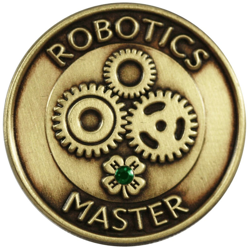 Robotics Master Pin - Shop 4-H