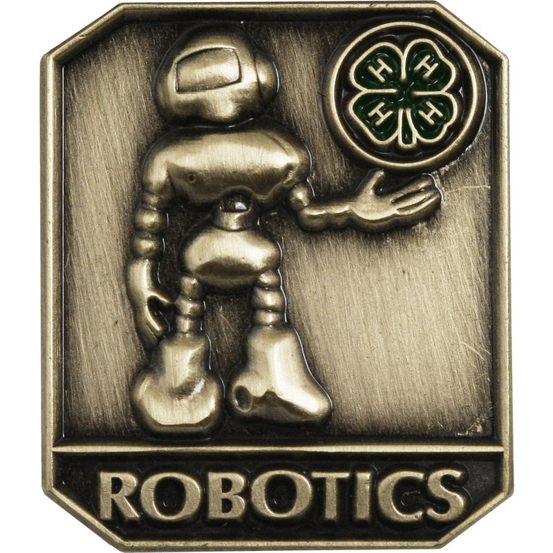 Robotics Pin - Shop 4-H