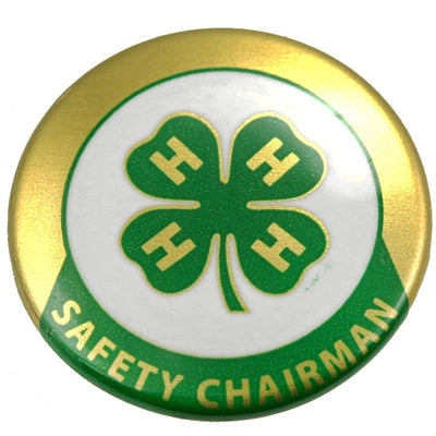 Safety Chairman Button - Shop 4-H