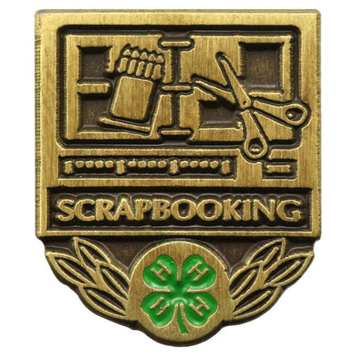 Scrapbooking Pin - Shop 4-H