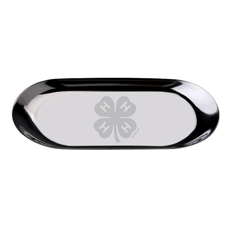 Stainless Steel Clover Engraved Tray - Shop 4-H