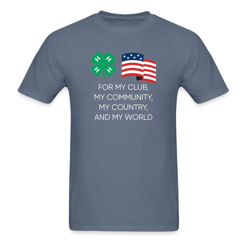 Unisex 4-H Flag Country T-Shirt - Shop 4-H