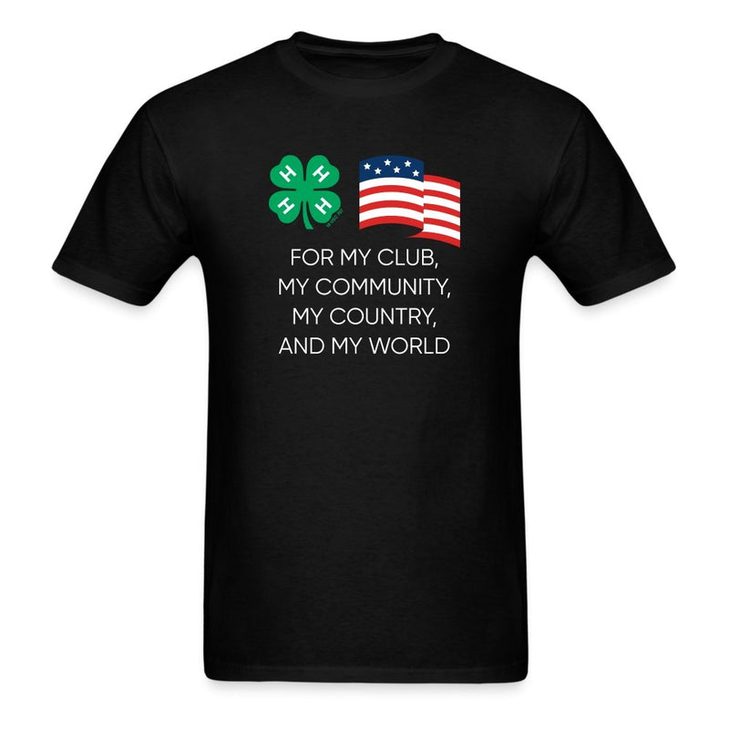 Unisex 4-H Flag Country T-Shirt - Shop 4-H