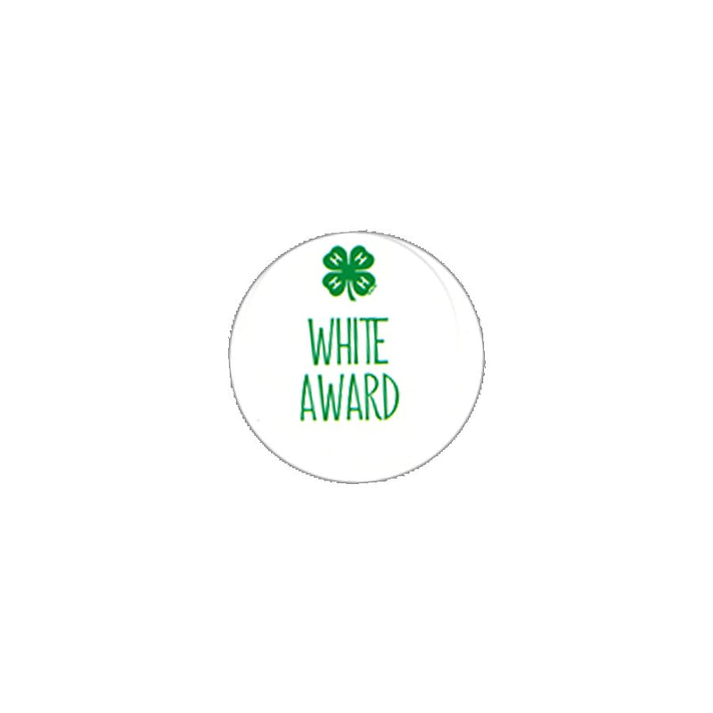 White Award Stickers (100) - Shop 4-H
