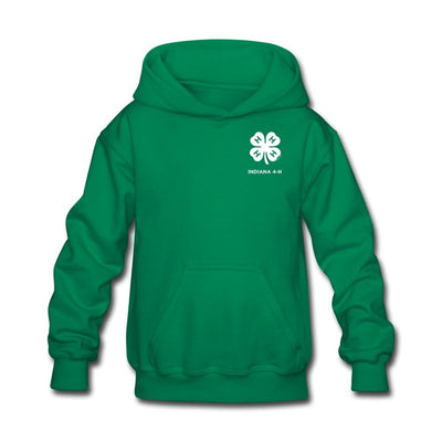Youth Indiana 4-H Bold Text Hoodie - Shop 4-H