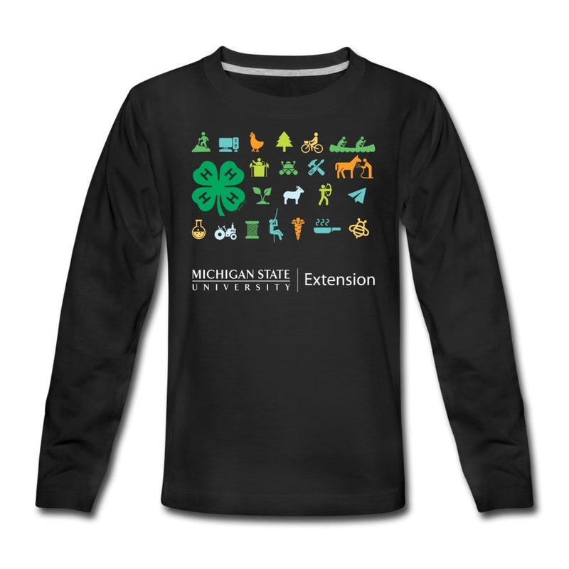 Youth Michigan Icon Long Sleeve T-Shirt - Shop 4-H