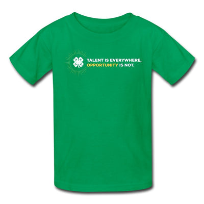 Youth Navy CYP Talent Is Everywhere Opportunity Is Not Classic T-Shirt - Shop 4-H